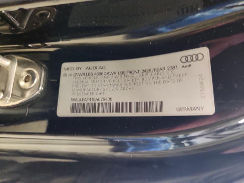 Aukcja sprzedaży 2014 Audi A5, vin: WAULFAFR1EA075408, numer aukcji: 55950906