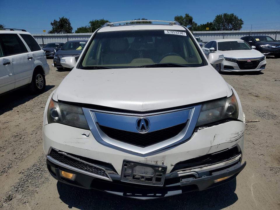 57853236 :رقم المزاد ، 2HNYD2H47AH532833 vin ، 2010 Acura Mdx مزاد بيع