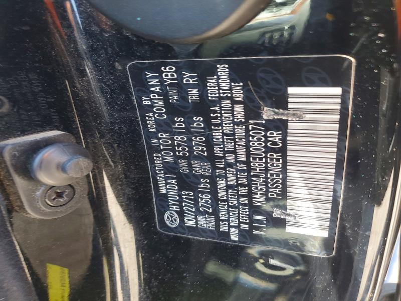 Aukcja sprzedaży 2014 Hyundai Equus, vin: KMHGH4JH8EU085071, numer aukcji: 56040886