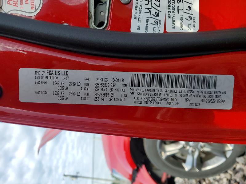 Aukcja sprzedaży 2017 Dodge Journey, vin: 3C4PDCGG0HT580453, numer aukcji: 58732586