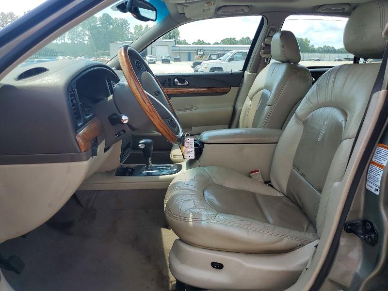 2000 Lincoln Continental მანქანა იყიდება აუქციონზე, vin: 1LNHM97V6YY802557, აუქციონის ნომერი: 58530176