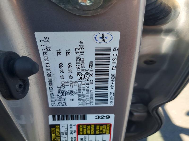 58639636 :رقم المزاد ، 3TMDZ5BN0MM102916 vin ، 2021 Toyota Tacoma مزاد بيع