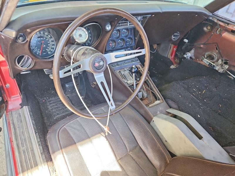 1968 Chevrolet Corvette მანქანა იყიდება აუქციონზე, vin: 194378S420546, აუქციონის ნომერი: 57208736
