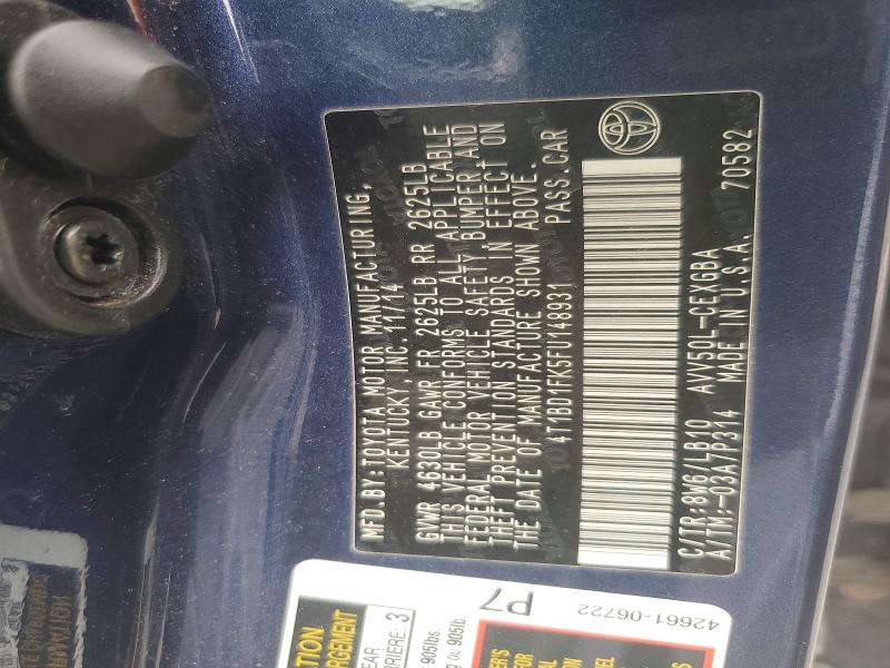 57673556 :رقم المزاد ، 4T1BD1FK5FU148931 vin ، 2015 Toyota Camry Hybrid مزاد بيع