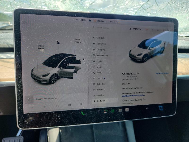 Aukcja sprzedaży 2022 Tesla Model Y, vin: 7SAYGDEEXNF316057, numer aukcji: 85790585