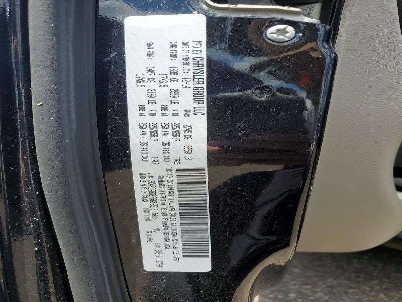 57907956 :رقم المزاد ، 2C4RDGBG9FR653519 vin ، 2015 Dodge Grand Caravan مزاد بيع