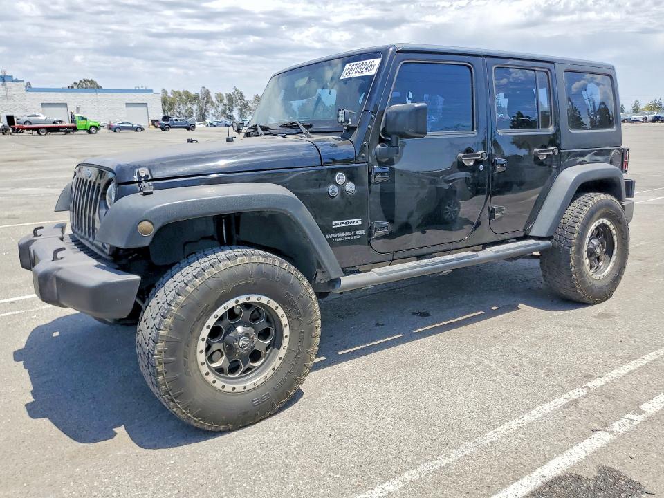 56709246 :رقم المزاد ، 1C4BJWDG9HL549514 vin ، 2017 Jeep Wrangler Unlimited مزاد بيع