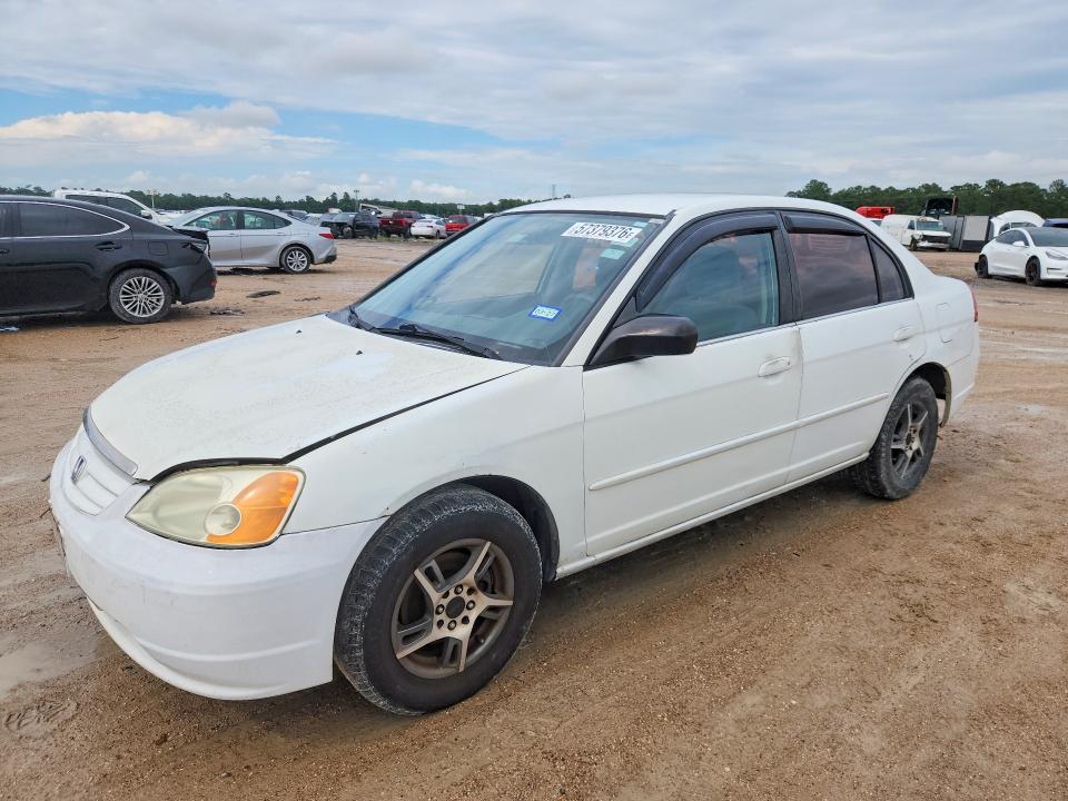 2002 Honda Civic მანქანა იყიდება აუქციონზე, vin: 2HGES16562H570223, აუქციონის ნომერი: 57379376
