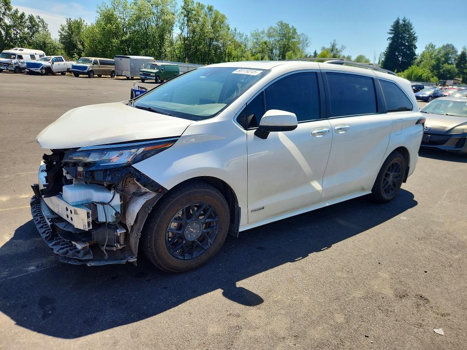 2021 Toyota Sienna მანქანა იყიდება აუქციონზე, vin: 5TDJSKFCXMS028967, აუქციონის ნომერი: 58119246