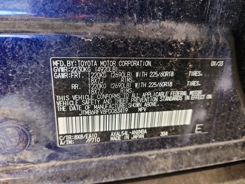 Aukcja sprzedaży 2023 Toyota Rav4, vin: JTMB6RFV8PD083419, numer aukcji: 57899566