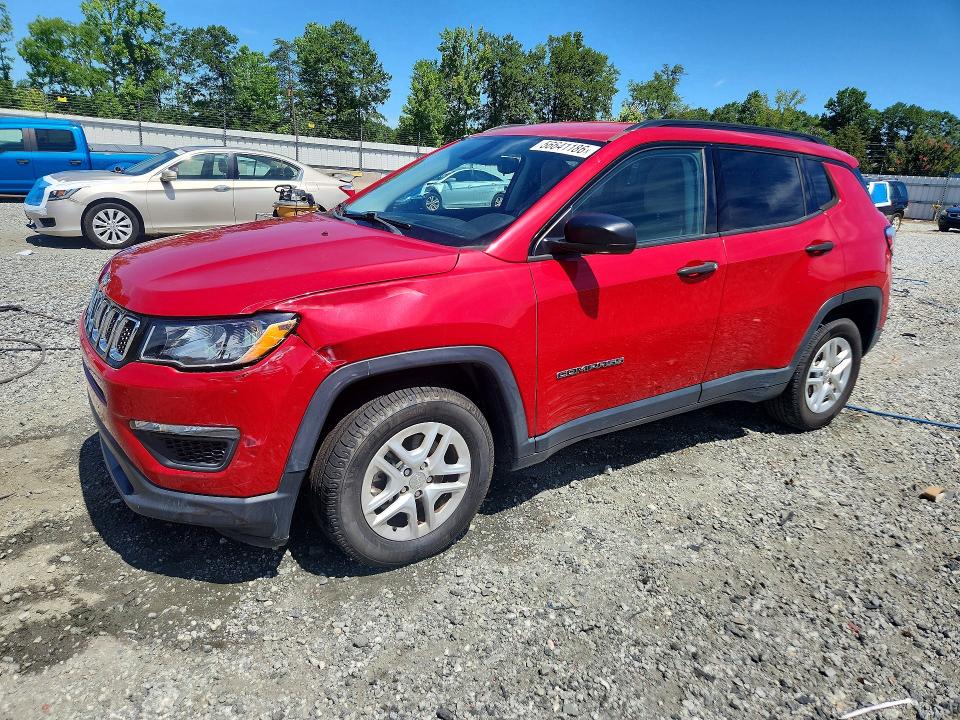 Продажа на аукционе авто 2018 Jeep Compass, vin: 3C4NJCAB6JT102234, номер лота: 56641186