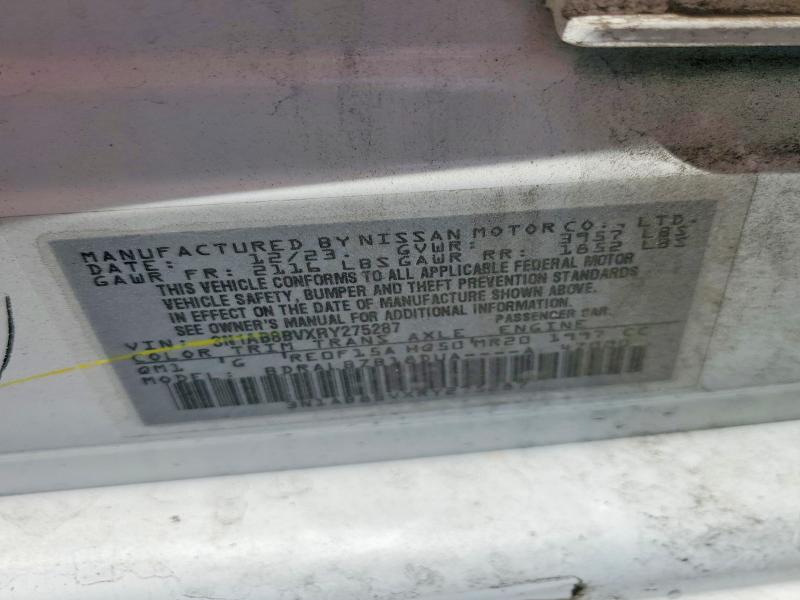 57899916 :رقم المزاد ، 3N1AB8BVXRY275287 vin ، 2024 Nissan Sentra مزاد بيع