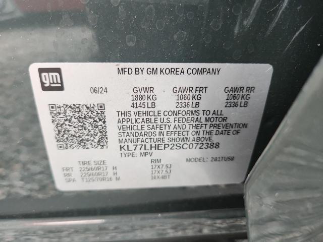 Продаж на аукціоні авто 2025 Chevrolet Trax, vin: KL77LHEP2SC072388, номер лоту: 56467226