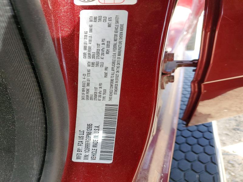 55961826 :رقم المزاد ، 1C6RRFFG6PN612695 vin ، 2023 Ram 1500 مزاد بيع