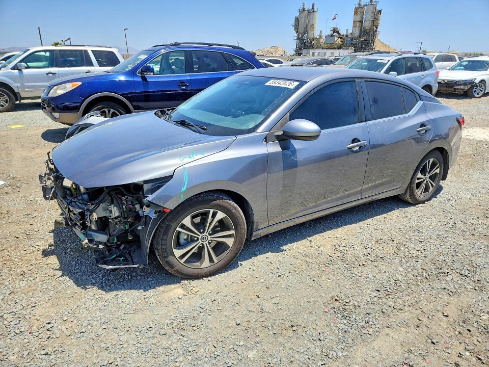 2022 Nissan Sentra მანქანა იყიდება აუქციონზე, vin: 3N1AB8CV9NY214487, აუქციონის ნომერი: 59343626