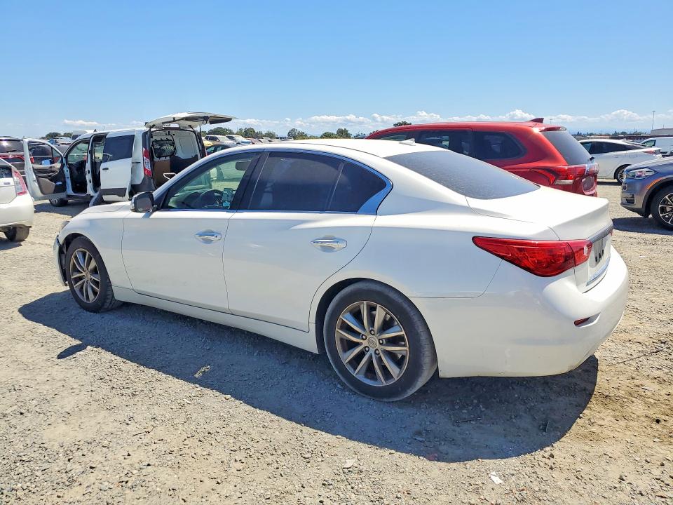 58956766 :رقم المزاد ، JN1BV7AP6FM345231 vin ، 2015 Infiniti Q50 مزاد بيع