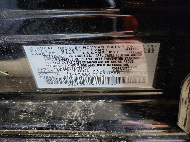 Aukcja sprzedaży 2025 Nissan Sentra, vin: 3N1AB8CV8SY371861, numer aukcji: 53448766