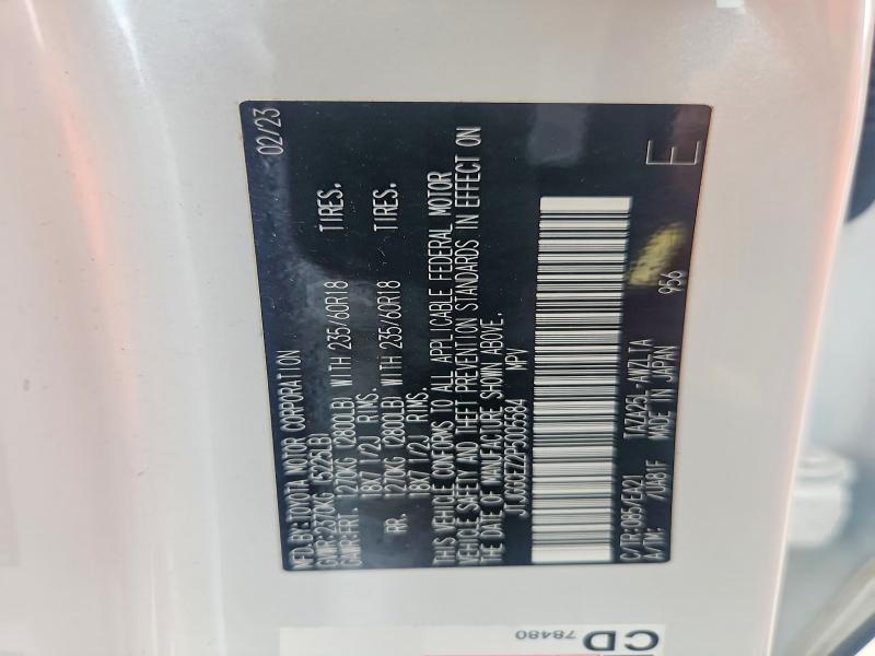57439676 :رقم المزاد ، JTJGGCEZ2P5005584 vin ، 2023 Lexus Nx مزاد بيع