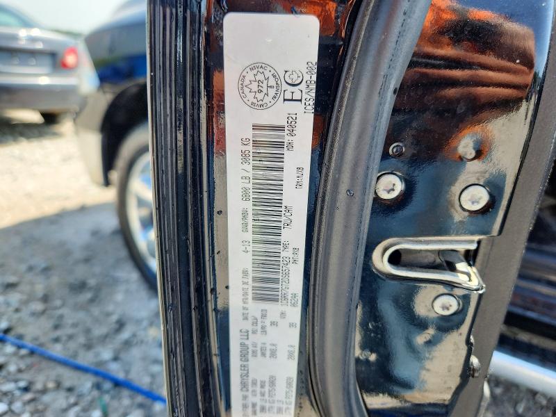 2013 Ram 1500 მანქანა იყიდება აუქციონზე, vin: 1C6RR7GT2DS657423, აუქციონის ნომერი: 58844696