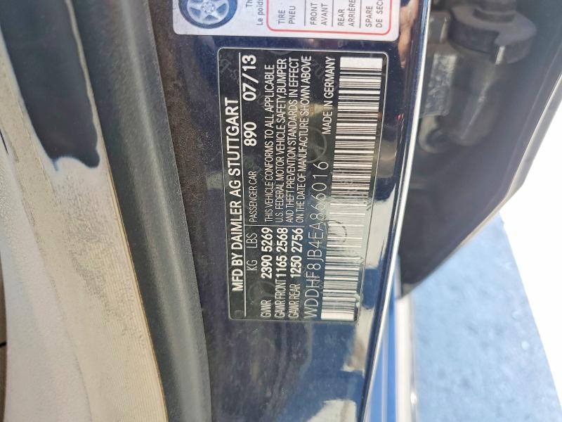 56358596 :رقم المزاد ، WDDHF8JB4EA866016 vin ، 2014 Mercedes-benz E مزاد بيع