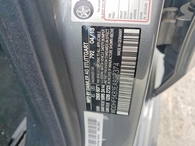 Продажа на аукционе авто 2014 Mercedes-benz E, vin: WDDHF5KB3EA807374, номер лота: 56694076