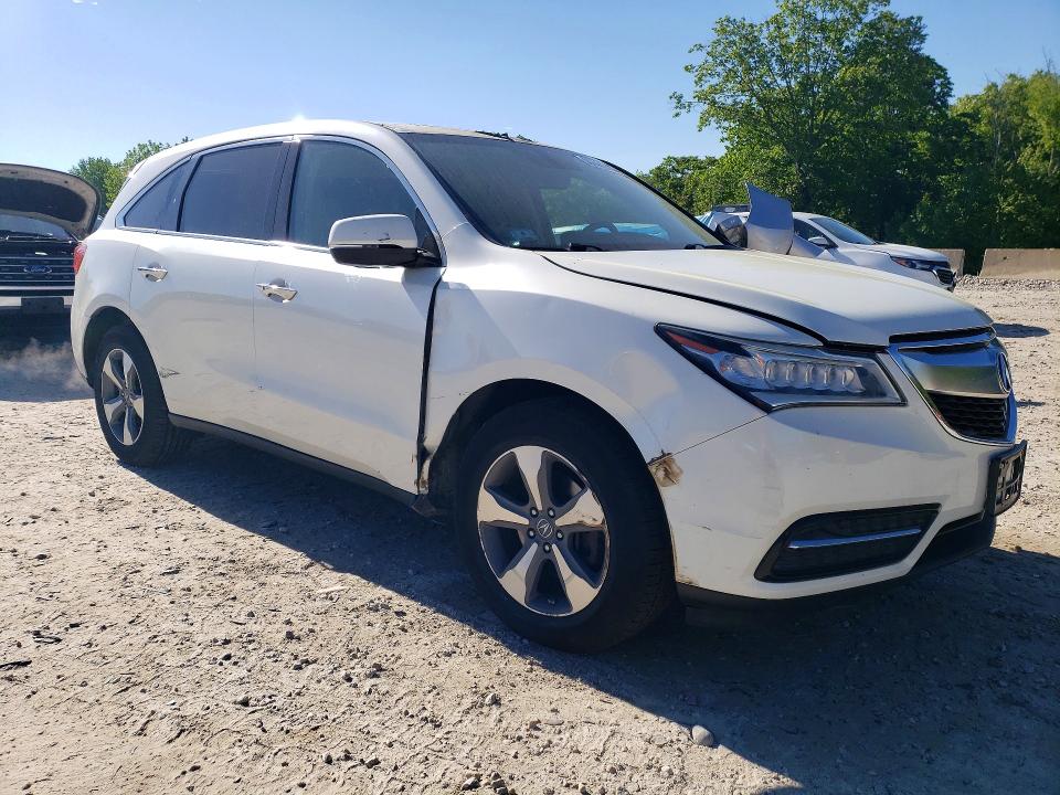 2016 Acura Mdx მანქანა იყიდება აუქციონზე, vin: 5FRYD4H24GB026471, აუქციონის ნომერი: 55744346