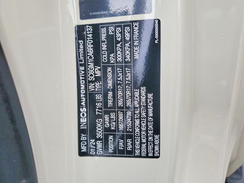 Продажа на аукционе авто 2024 Ineos Automotive Limited Grenadier, vin: SC6GM1CA6RF014137, номер лота: 56128696