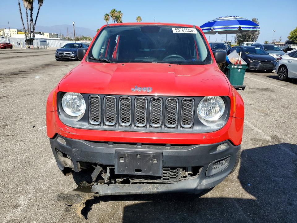 Продаж на аукціоні авто 2017 Jeep Renegade, vin: ZACCJBAB2HPG05729, номер лоту: 55765586