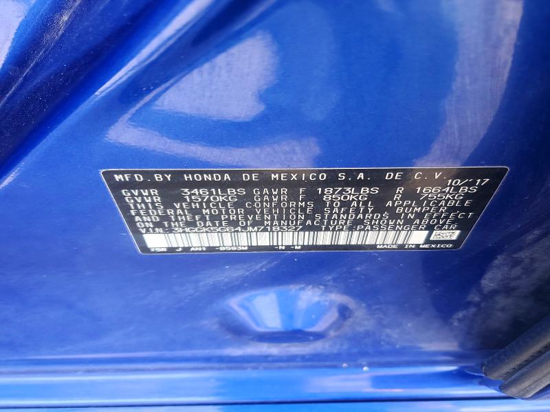 57010866 :رقم المزاد ، 3HGGK5G64JM718327 vin ، 2018 Honda Fit مزاد بيع