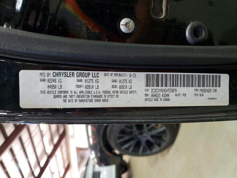 Продаж на аукціоні авто 2013 Dodge Challenger, vin: 2C3CDYAG4DH723870, номер лоту: 55976446