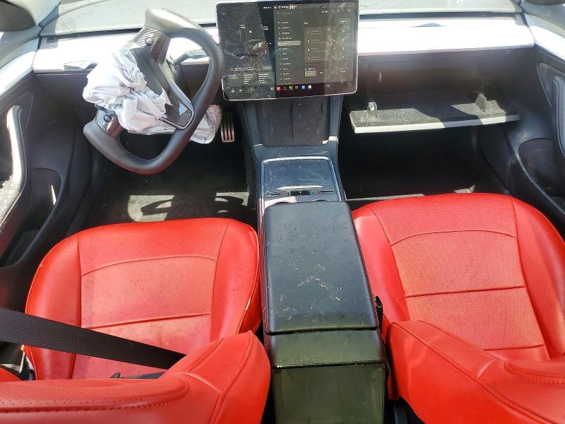 57777866 :رقم المزاد ، 5YJ3E1EC5NF123535 vin ، 2022 Tesla Model 3 مزاد بيع