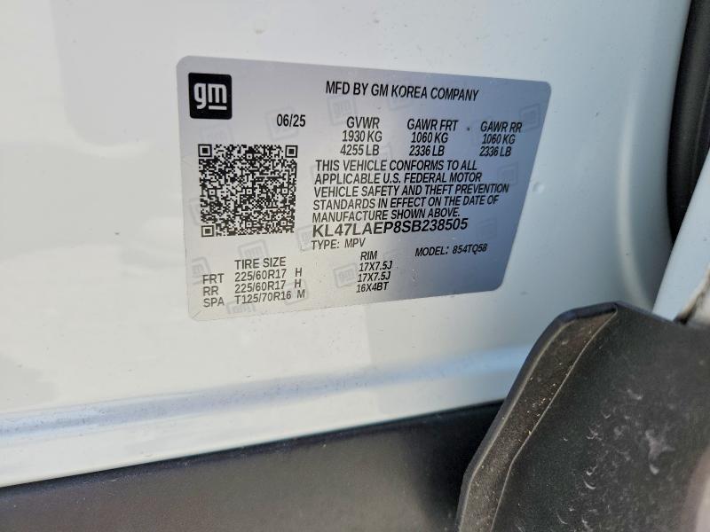 Продаж на аукціоні авто 2025 Buick Envista, vin: KL47LAEP8SB238505, номер лоту: 56108366