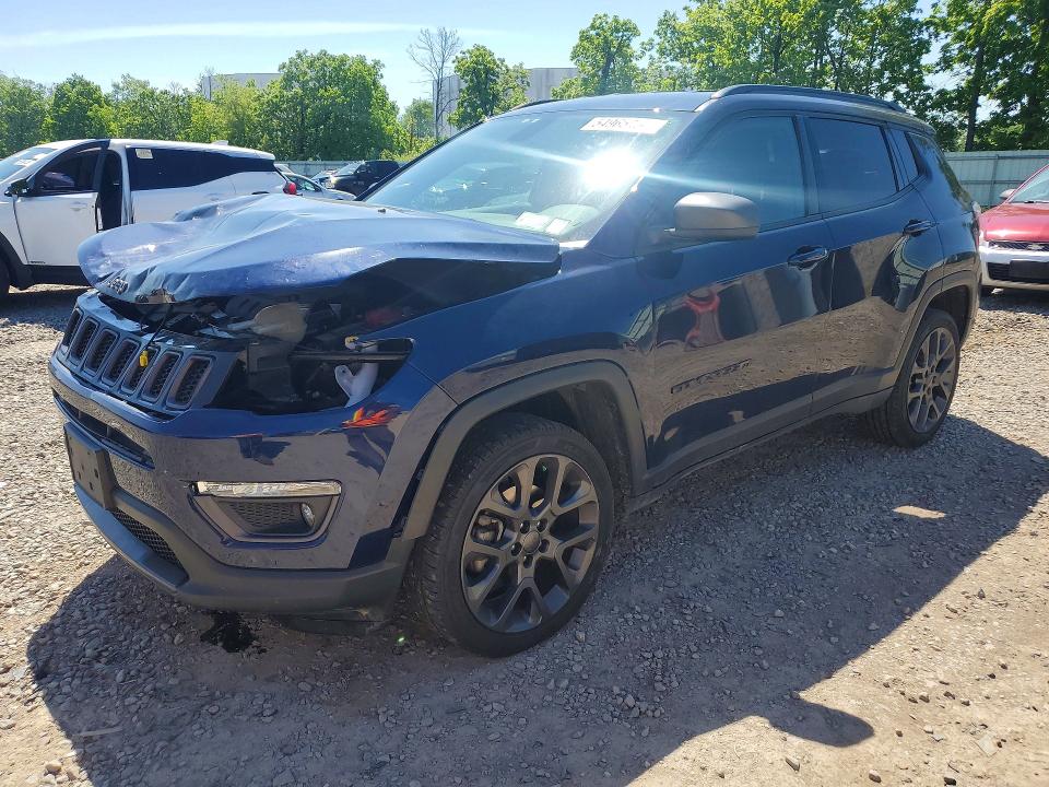 2021 Jeep Compass მანქანა იყიდება აუქციონზე, vin: 3C4NJDEB1MT565385, აუქციონის ნომერი: 54965456