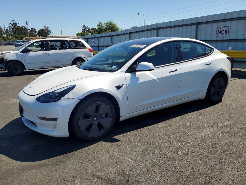 56339146 :رقم المزاد ، 5YJ3E1EA8PF408568 vin ، 2023 Tesla Model 3 مزاد بيع