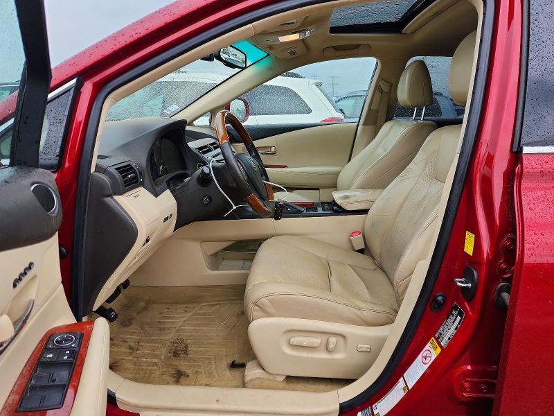 57359326 :رقم المزاد ، JTJBC1BA2A2407221 vin ، 2010 Lexus Rx مزاد بيع