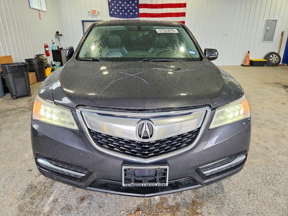57555676 :رقم المزاد ، 5FRYD3H20GB003585 vin ، 2016 Acura Mdx مزاد بيع