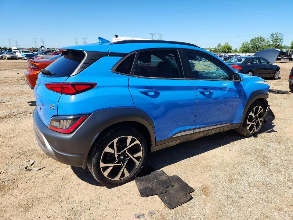 57074746 :رقم المزاد ، KM8K5CA36NU790811 vin ، 2022 Hyundai Kona مزاد بيع