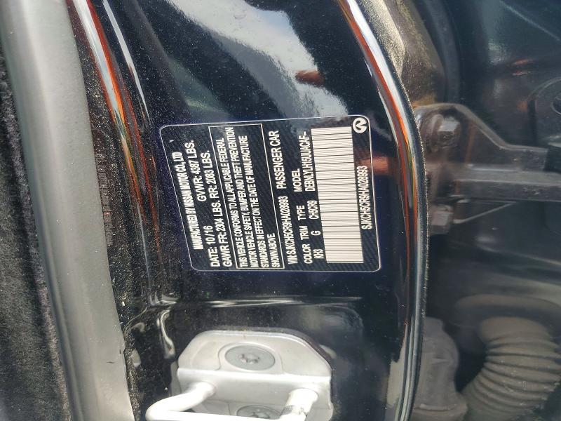 56735116 :رقم المزاد ، SJKCH5CR9HA028993 vin ، 2017 Infiniti Qx30 مزاد بيع
