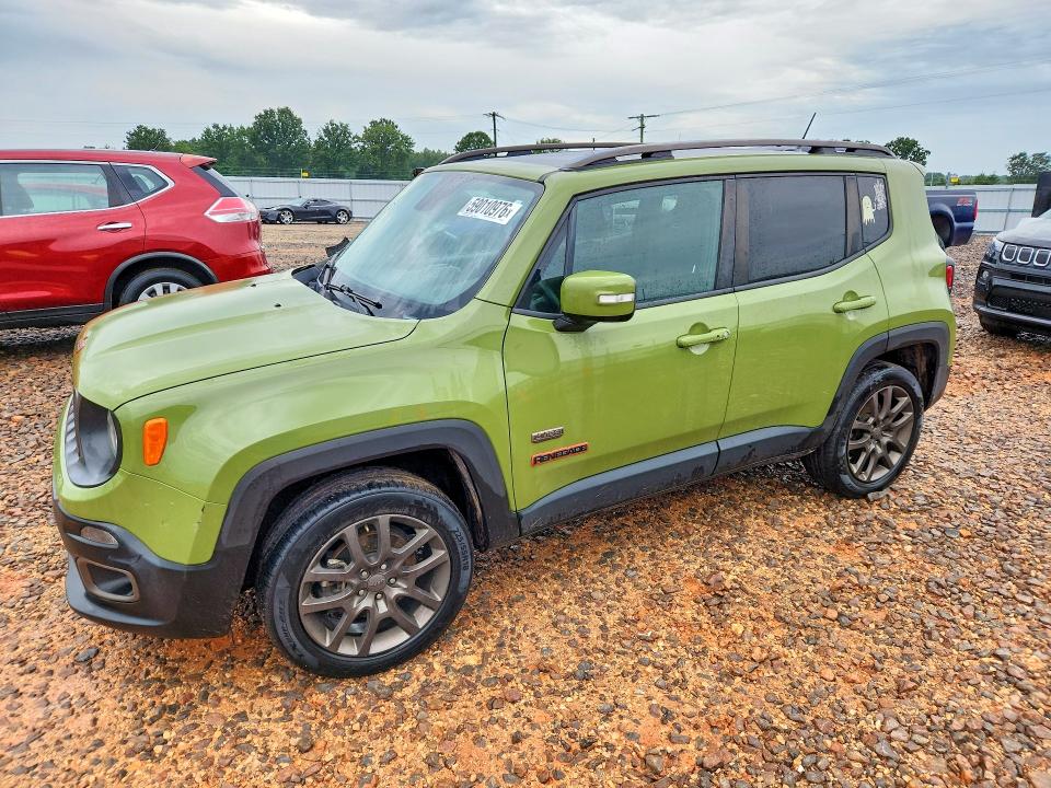 Продаж на аукціоні авто 2016 Jeep Renegade, vin: ZACCJBBT6GPC66009, номер лоту: 59010976