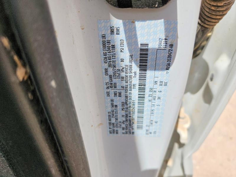 2025 Ford F250 მანქანა იყიდება აუქციონზე, vin: 1FT7W2BT1SED63851, აუქციონის ნომერი: 55800266