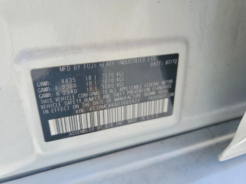 Продаж на аукціоні авто 2013 Subaru Legacy, vin: 4S3BMCA66D3005922, номер лоту: 57657486