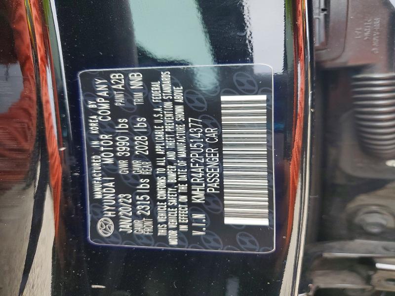 58639576 :رقم المزاد ، KMHLR4AF2PU514377 vin ، 2023 Hyundai Elantra مزاد بيع