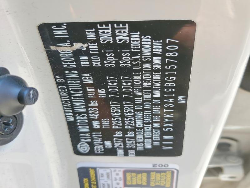 Продаж на аукціоні авто 2011 Kia Sorento, vin: 5XYKT3A19BG157807, номер лоту: 55508266