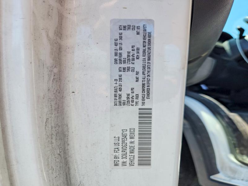 57495536 :رقم المزاد ، 3C6LRVDG2PE548713 vin ، 2023 Ram Promaster 2500 مزاد بيع