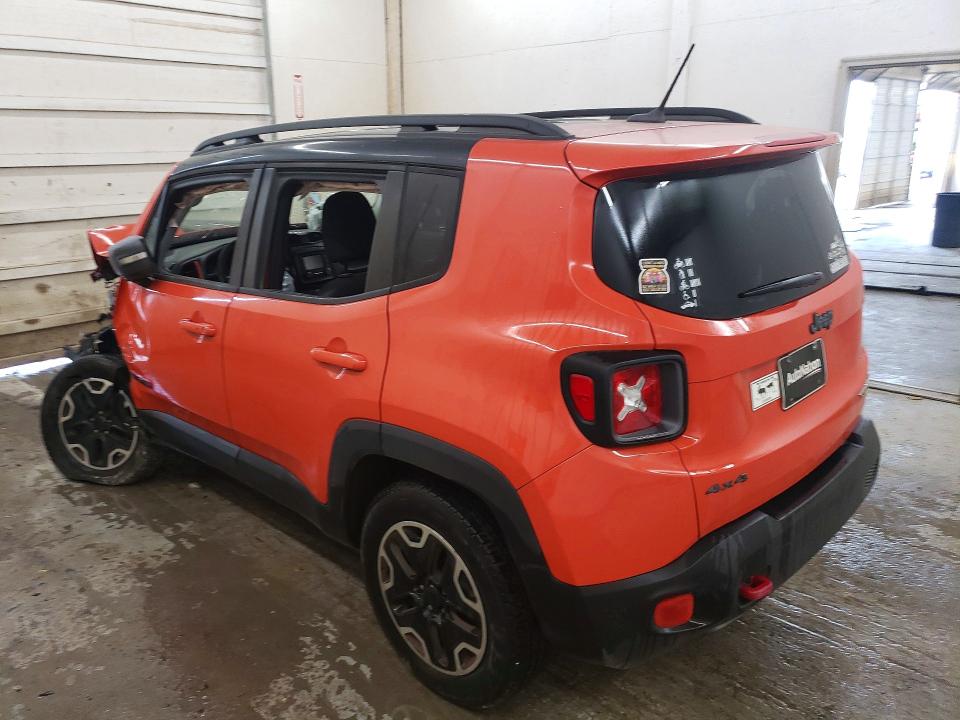 2016 Jeep Renegade მანქანა იყიდება აუქციონზე, vin: ZACCJBCT1GPE04523, აუქციონის ნომერი: 58105016