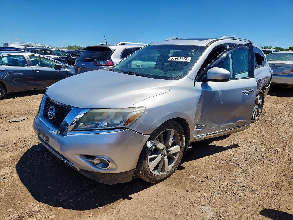 Продажа на аукционе авто 2014 Nissan Pathfinder Hybrid, vin: 5N1CR2MN2EC661647, номер лота: 57961176