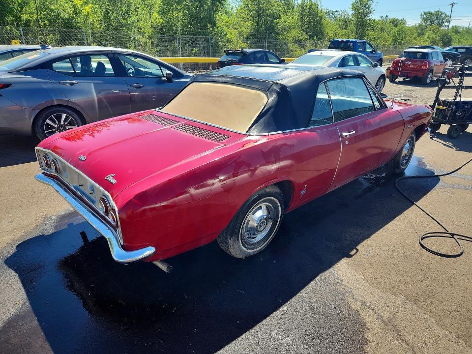 Продаж на аукціоні авто 1965 Chevrolet Corvair Corsa, vin: 107675W220012, номер лоту: 57645076