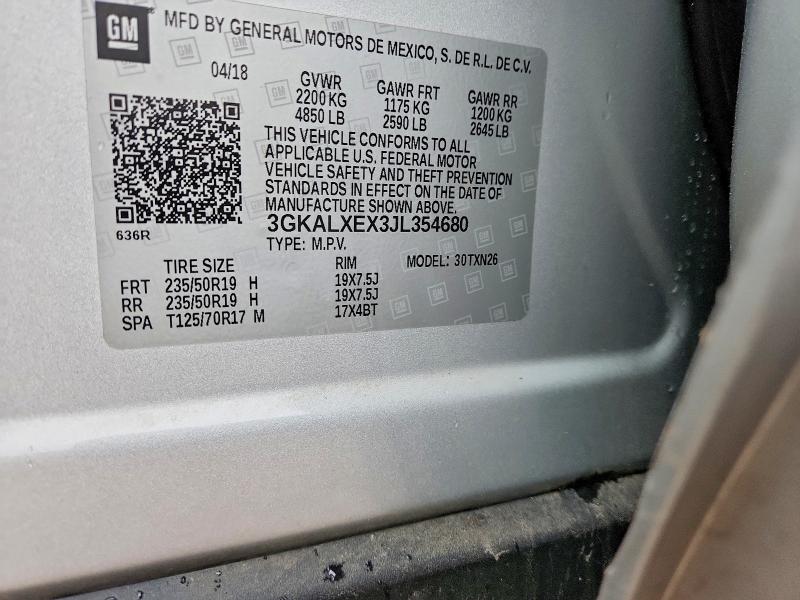 Продаж на аукціоні авто 2018 Gmc Terrain, vin: 3GKALXEX3JL354680, номер лоту: 57683086