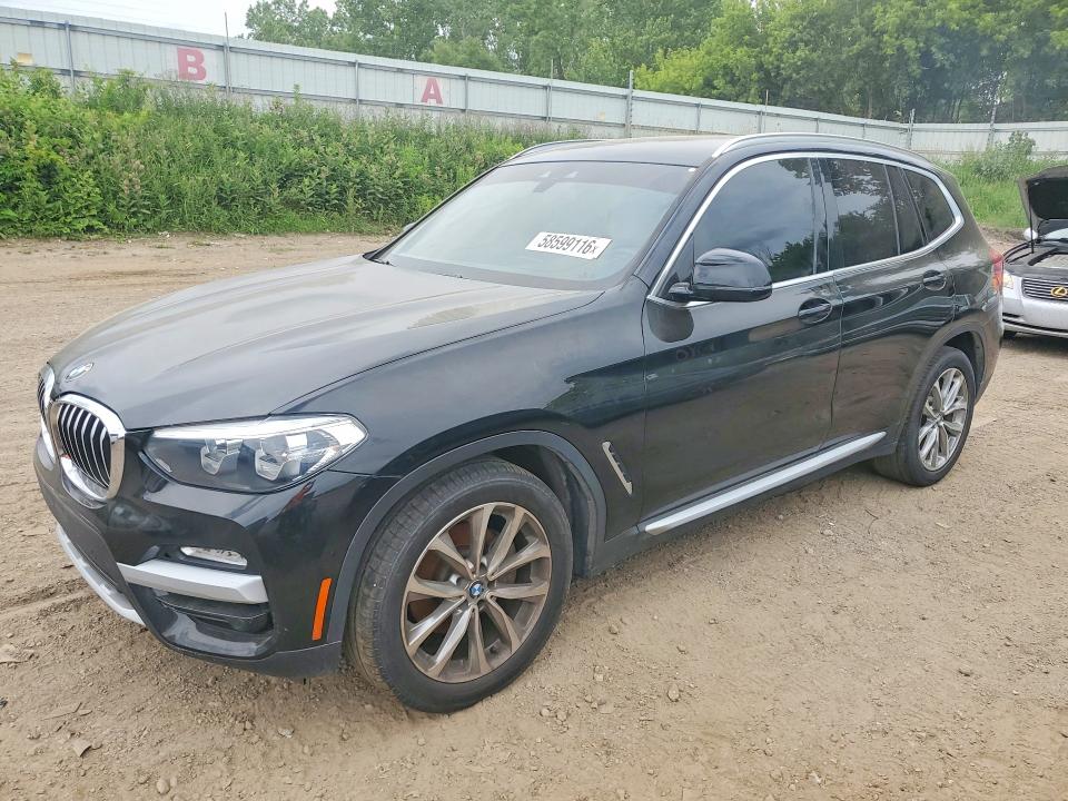 2019 Bmw X3 მანქანა იყიდება აუქციონზე, vin: 5UXTR7C50KLF23766, აუქციონის ნომერი: 58599116