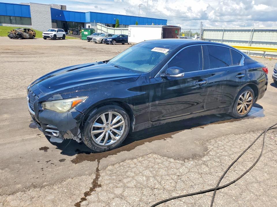58489936 :رقم المزاد ، JN1BV7AR5FM414122 vin ، 2015 Infiniti Q50 مزاد بيع